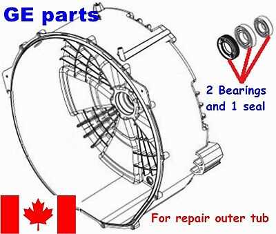 ge front load washer parts diagram