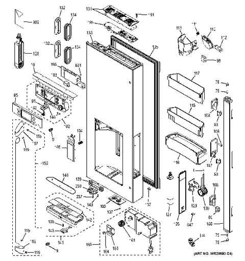 ge refrigerator parts diagram