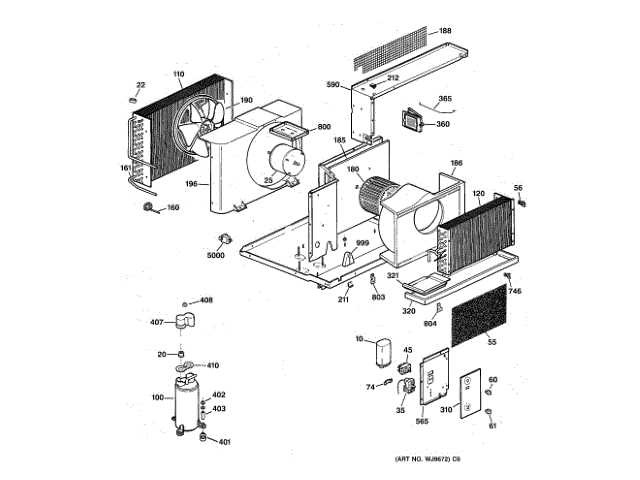 ge window air conditioner parts diagram