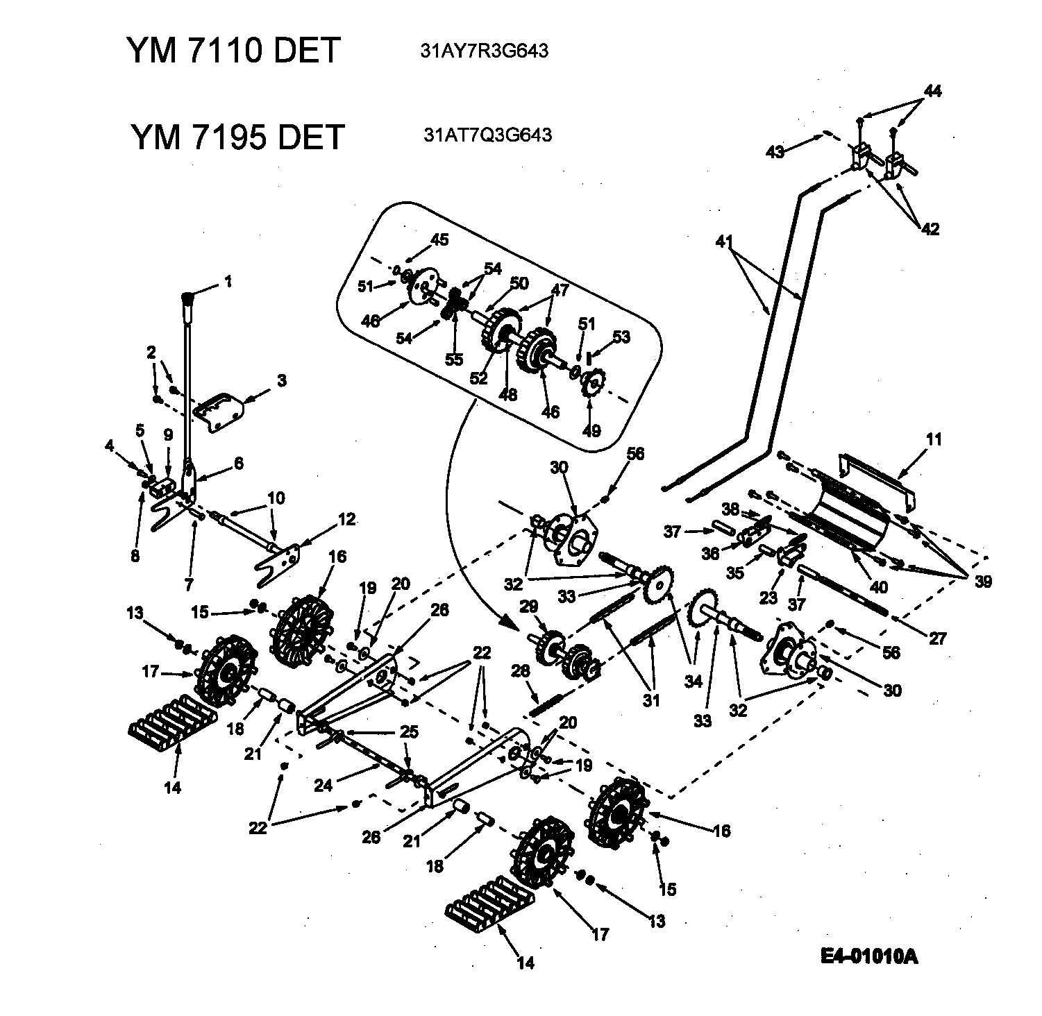 mtd edger parts diagram