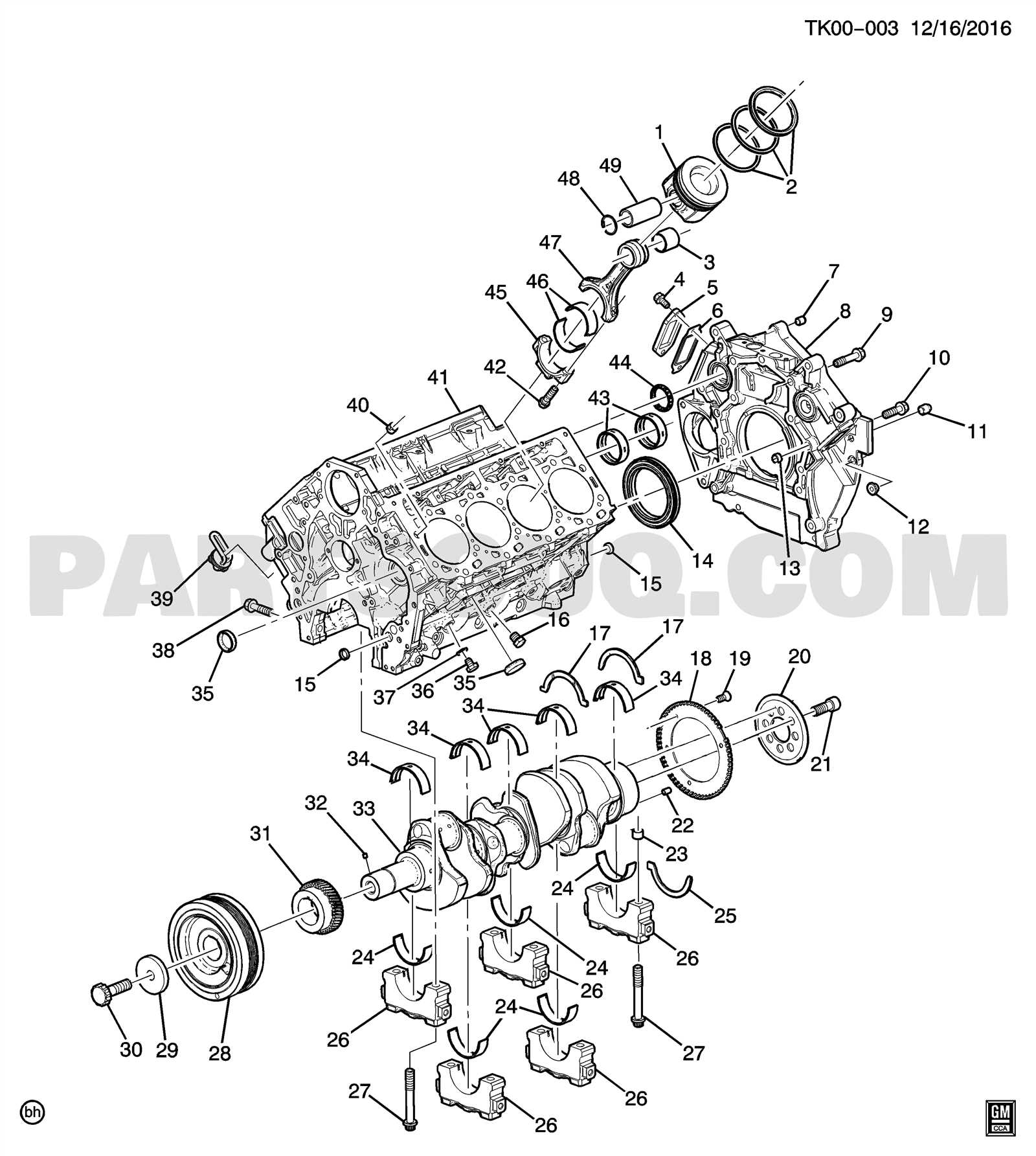 6.6 duramax engine parts diagram