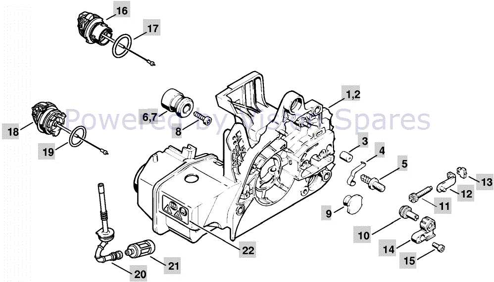 stihl ms250 parts diagram