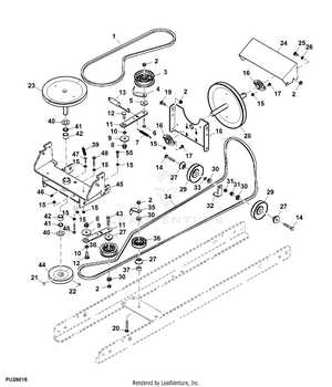 john deere la115 mower deck parts diagram