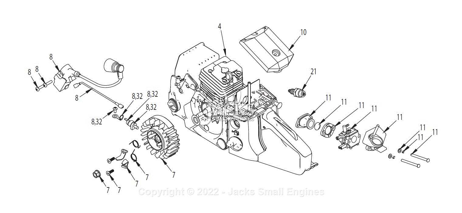 stihl 026 chainsaw parts diagram