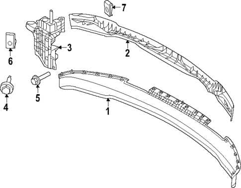 2018 ford f 150 front bumper parts diagram