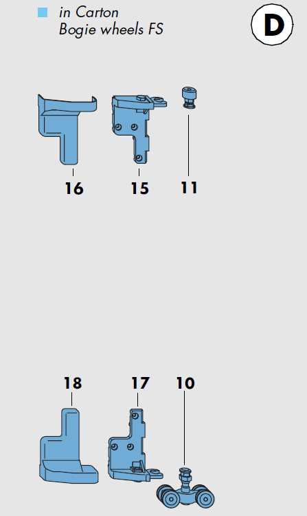 bi fold door parts diagram