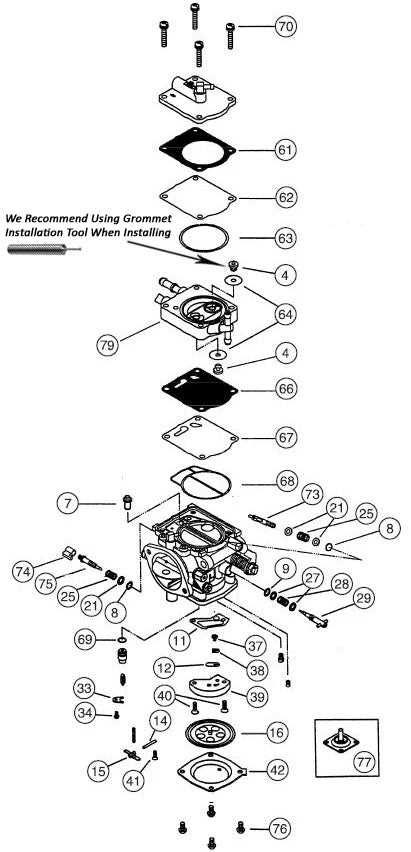 mikuni carb parts diagram