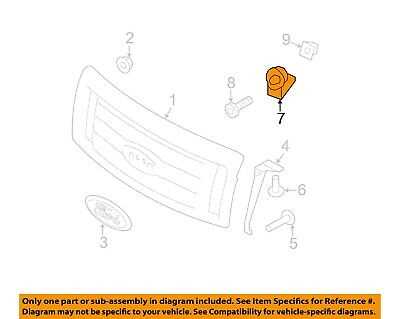 2013 ford f150 front bumper parts diagram