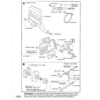 husqvarna 359 parts diagram