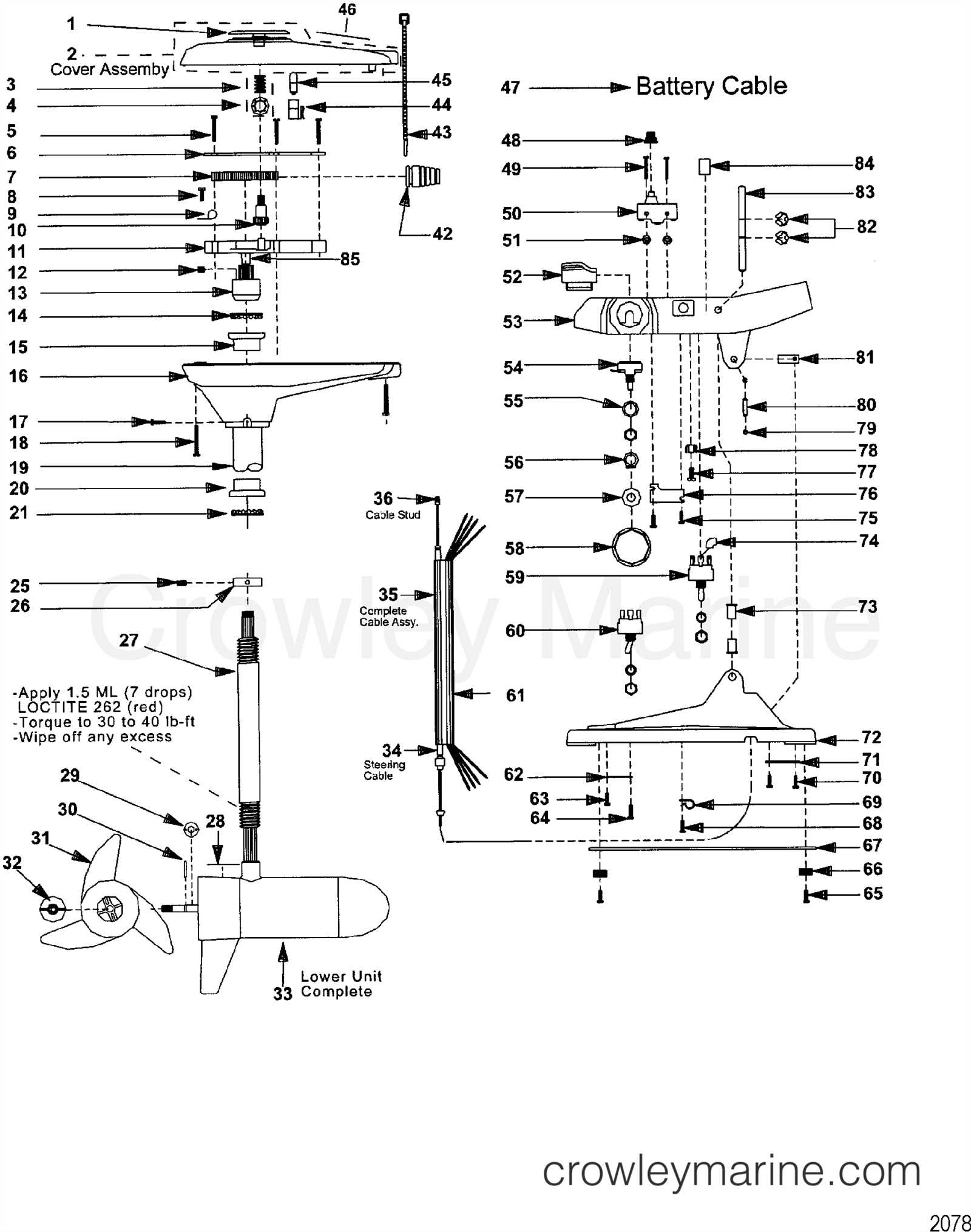 motorguide x3 parts diagram