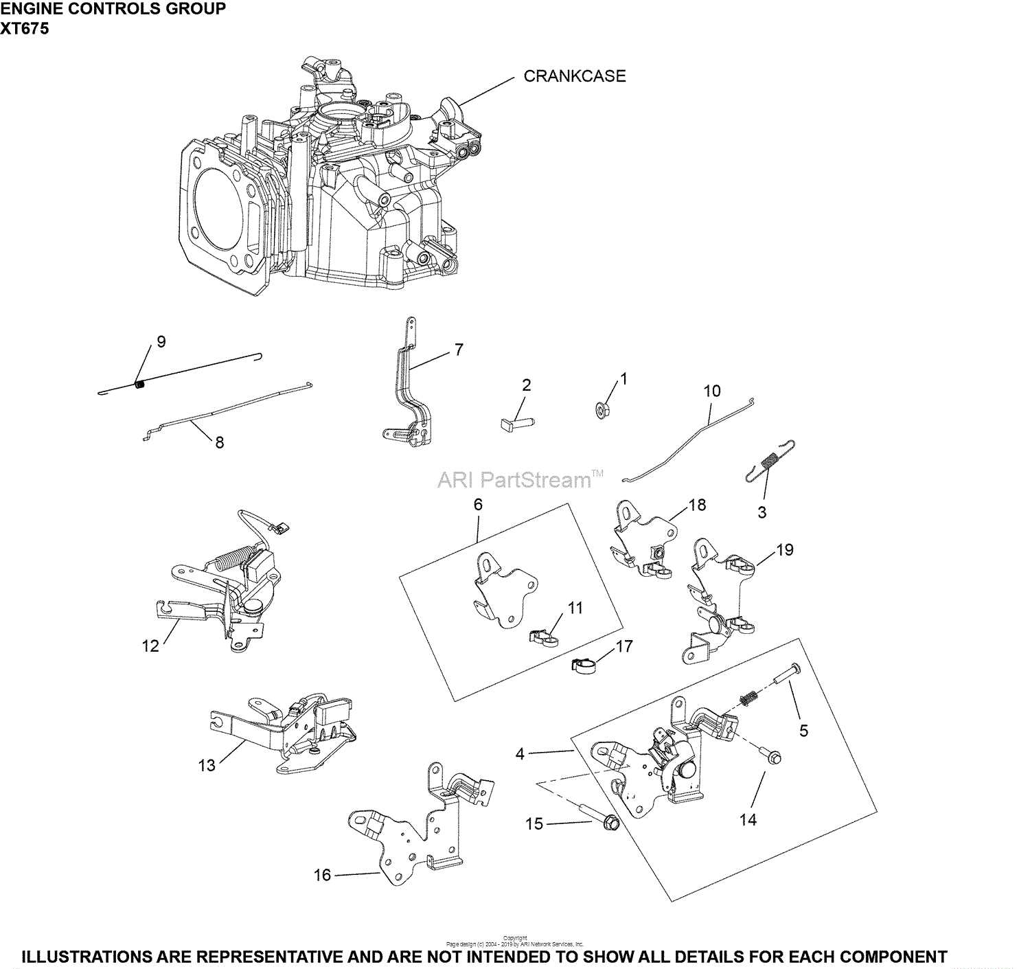 kohler xt675 parts diagram