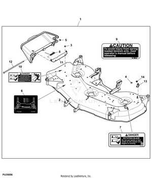 john deere 54c mower deck parts diagram