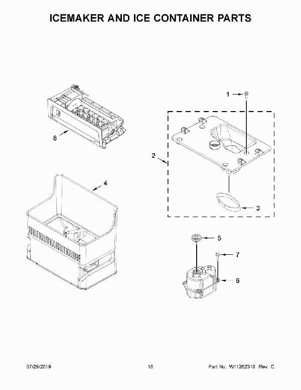 parts diagram for whirlpool refrigerator