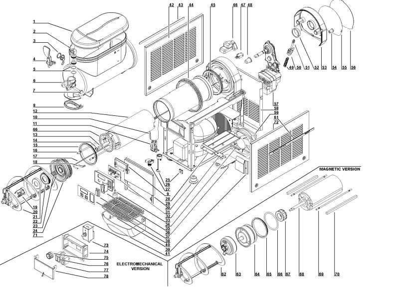 coleman powermate 6250 parts diagram