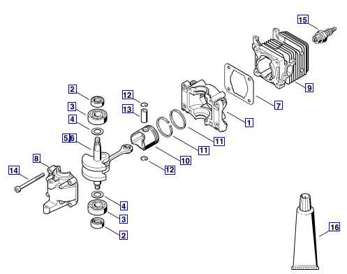 stihl hs46c parts diagram