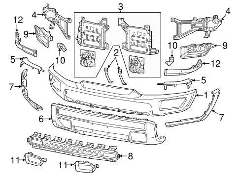 dodge ram front end parts diagram