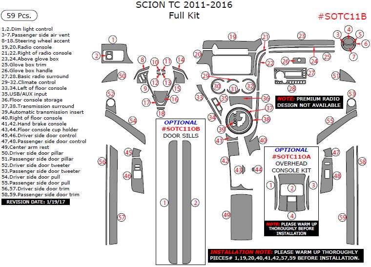 scion tc parts diagram