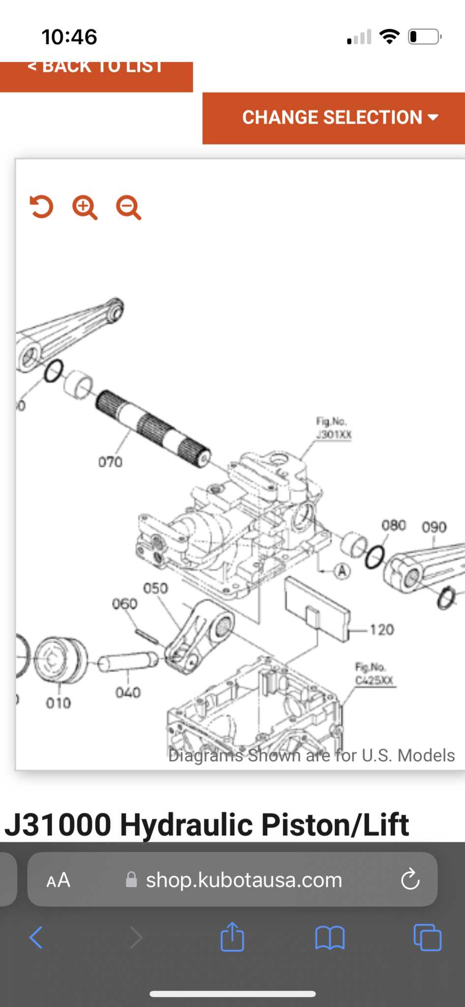 kubota 3 point hitch parts diagram