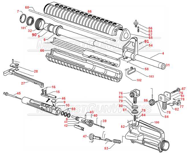 parts of the ar 15 diagram