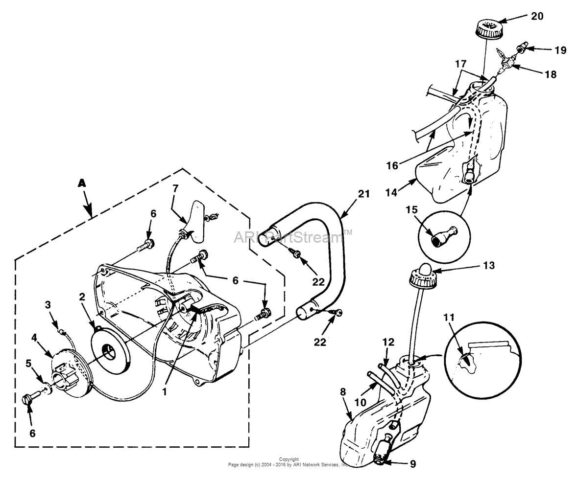 stihl 031 parts diagram