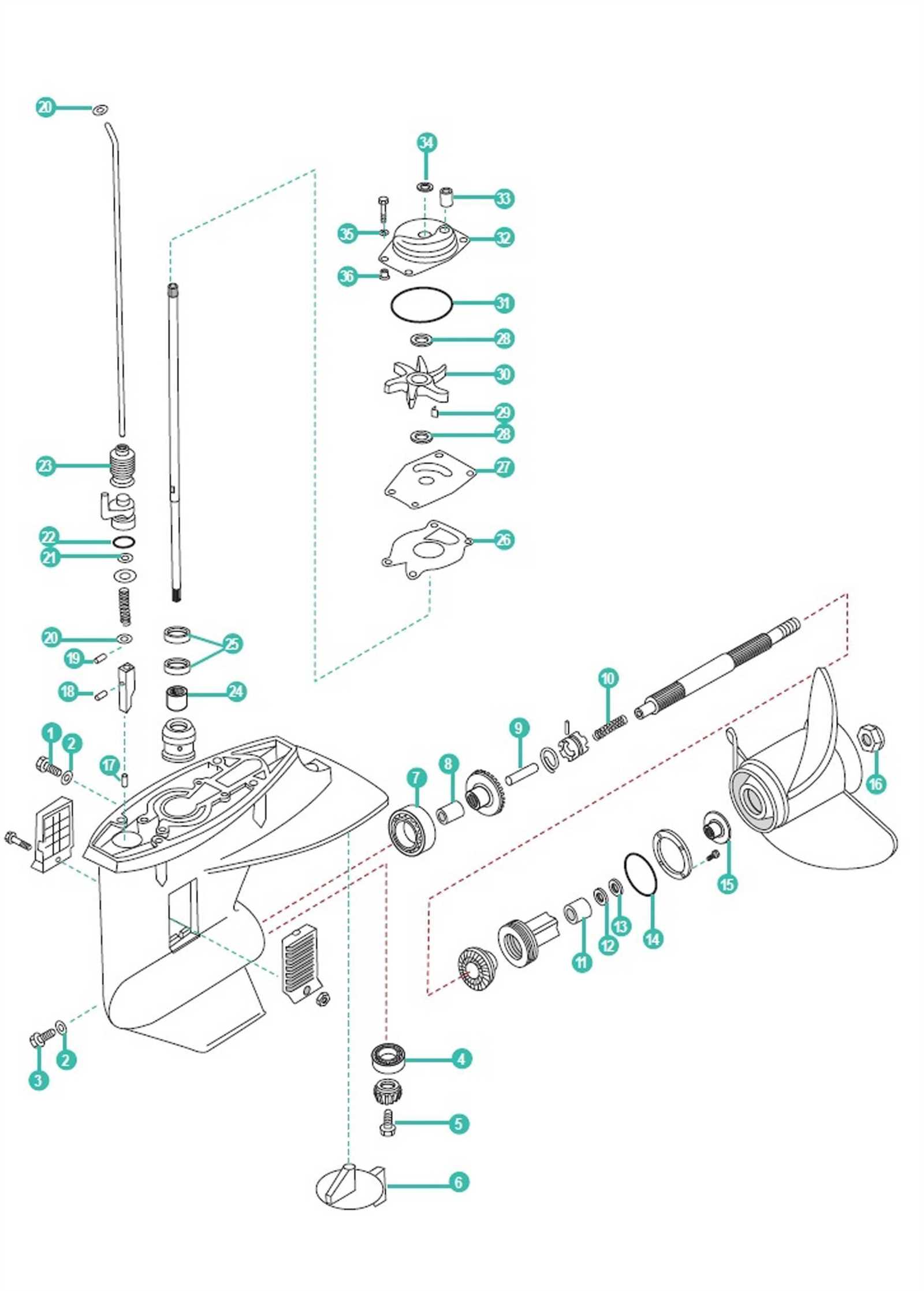 mercury 25 hp 2 stroke parts diagram