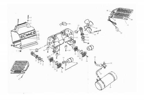 husky air compressor parts diagram