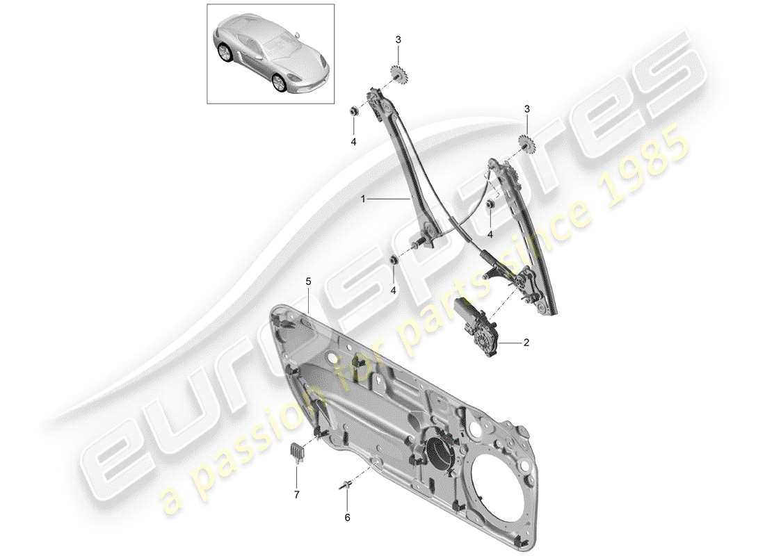 window regulator parts diagram