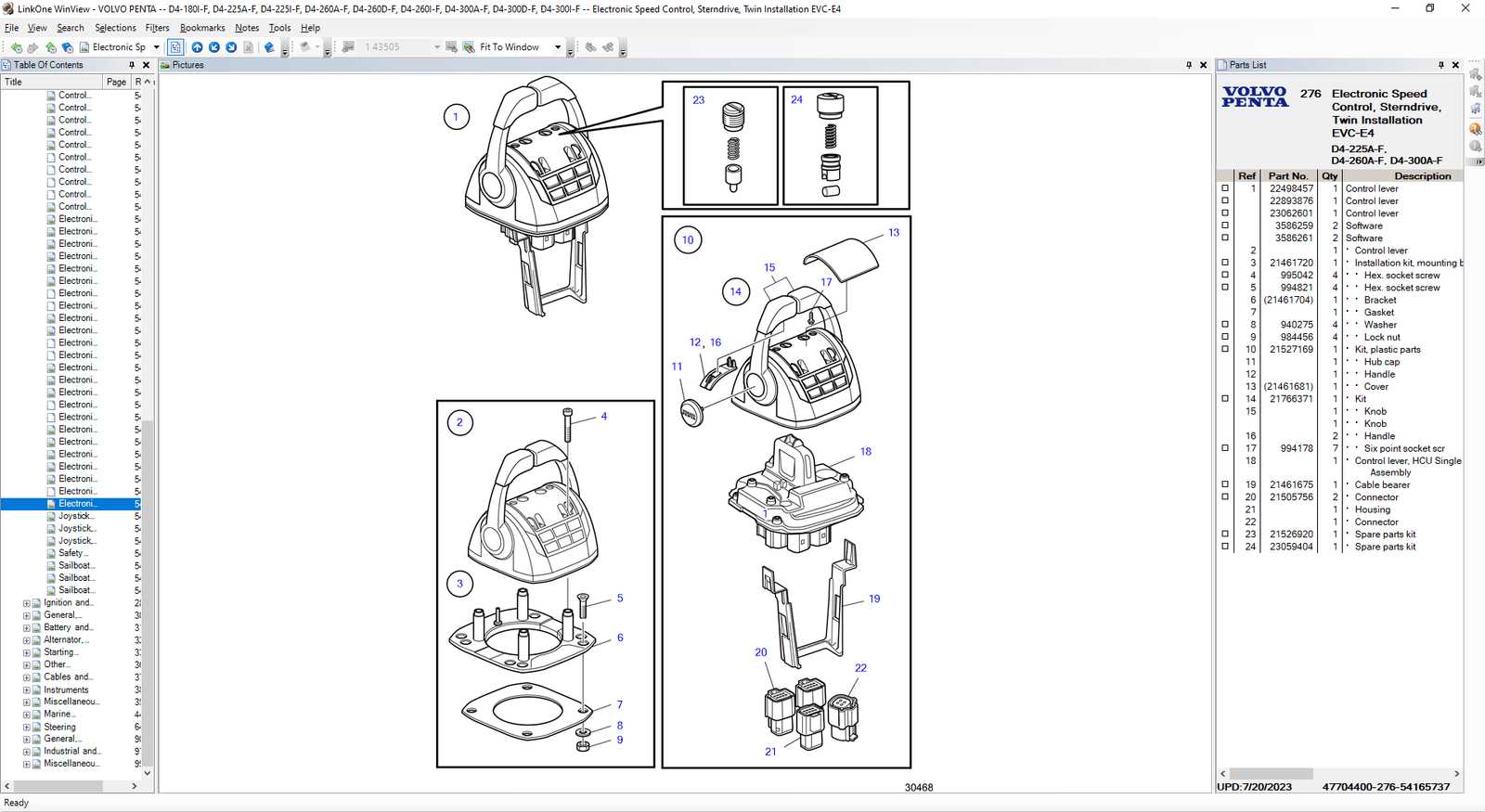 volvo penta outdrive parts diagram