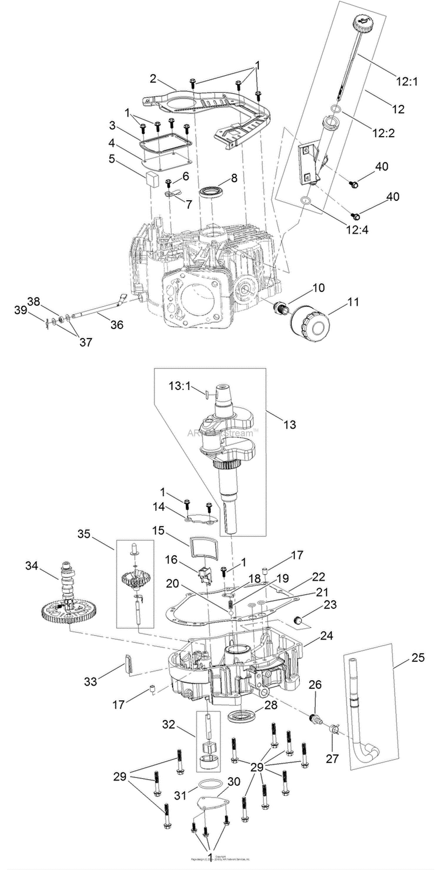 toro timecutter ss4225 parts diagram