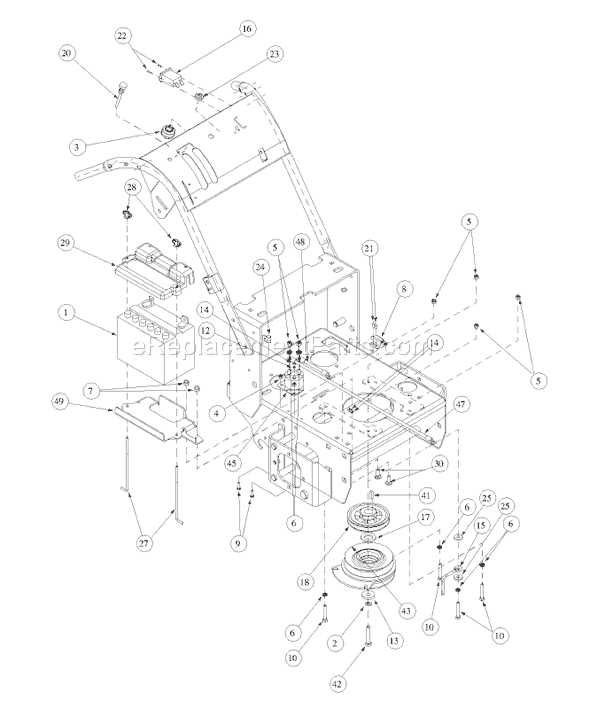 lesco 48 mower parts diagram