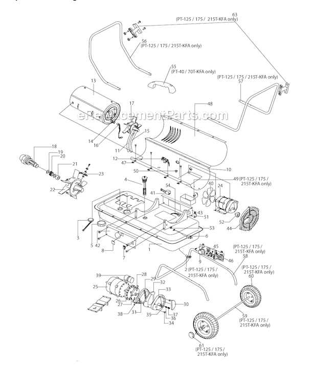 all pro heater parts diagram