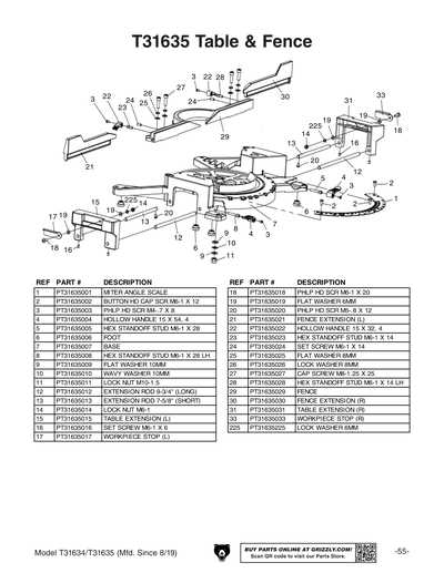 chicago electric miter saw parts diagram 61970