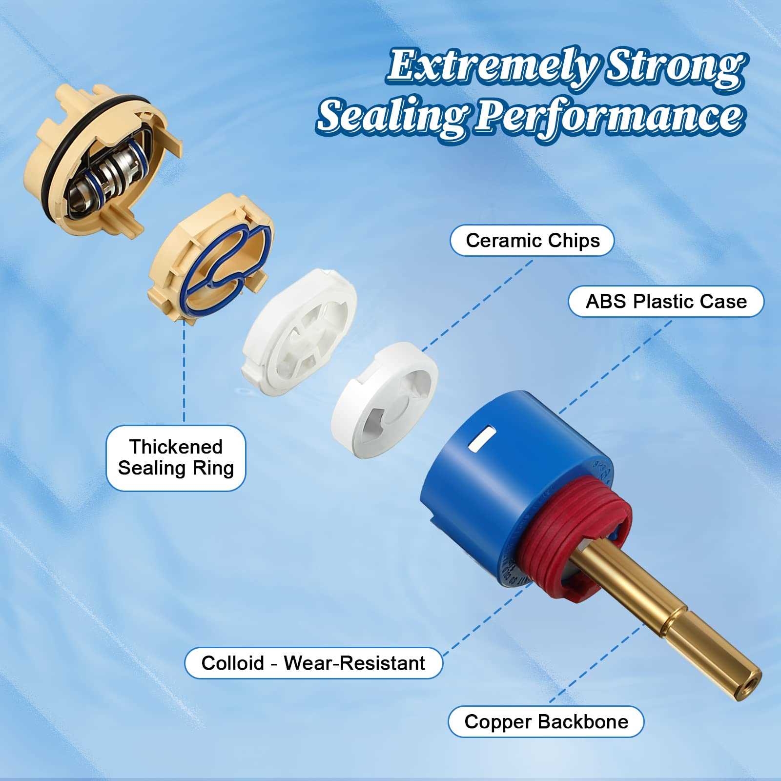 aquasource shower faucet parts diagram