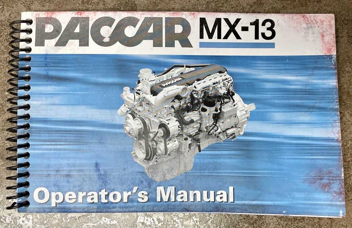 paccar mx 13 engine parts diagram