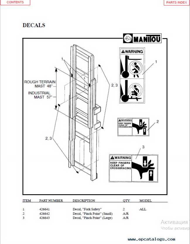 donkey forklift parts diagram