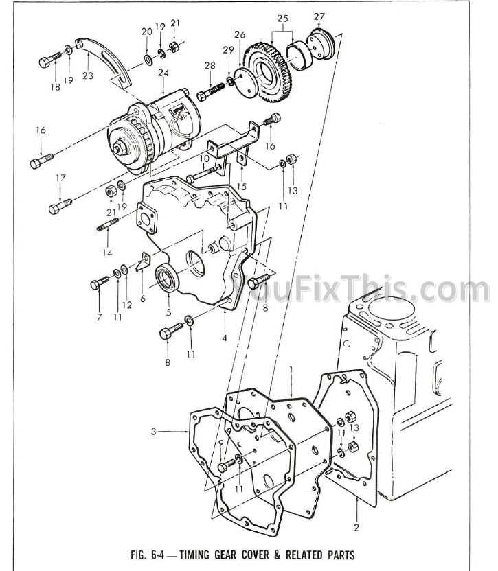 ford 4610 parts diagram