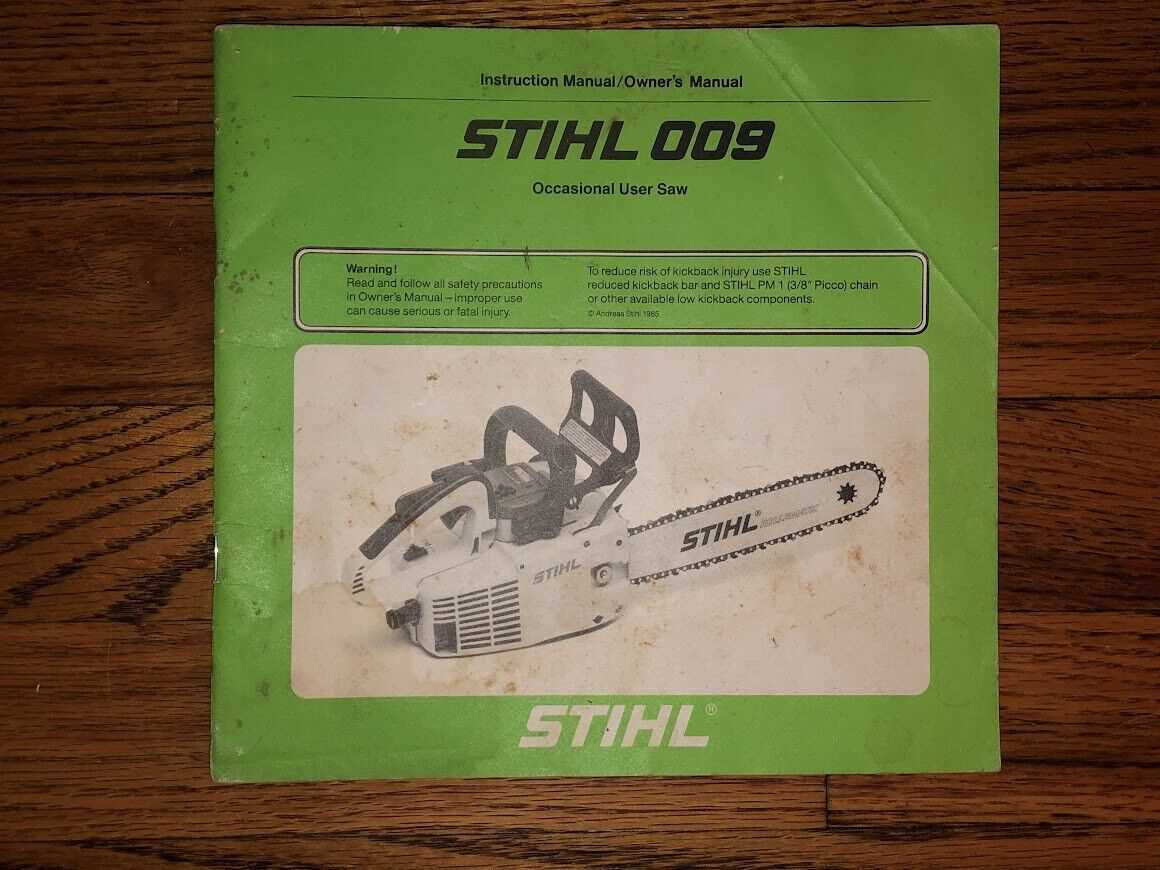 stihl 009l parts diagram pdf