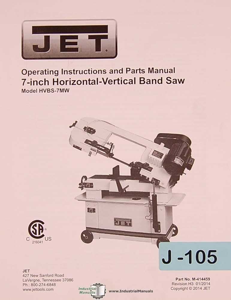 jet band saw parts diagram