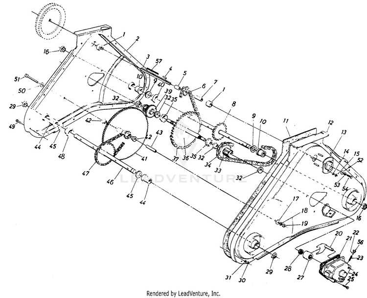 yard machine rear tine tiller parts diagram