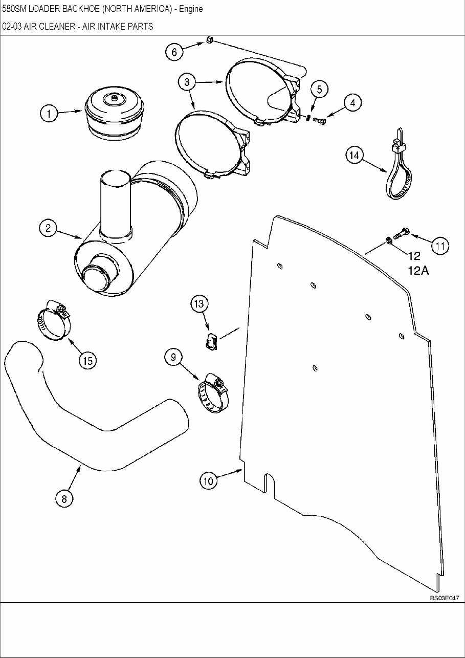 case 580 backhoe parts diagram