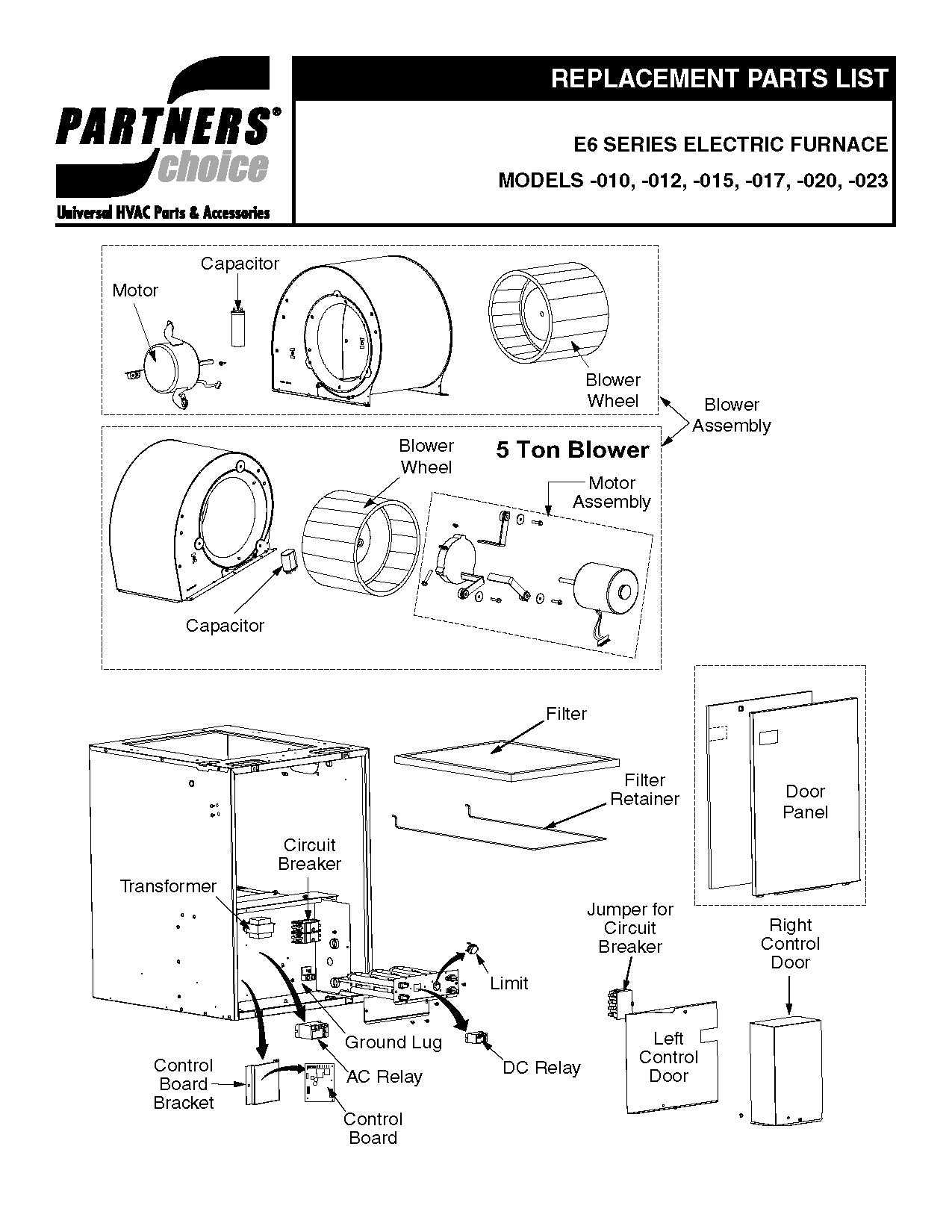 nordyne furnace parts diagram