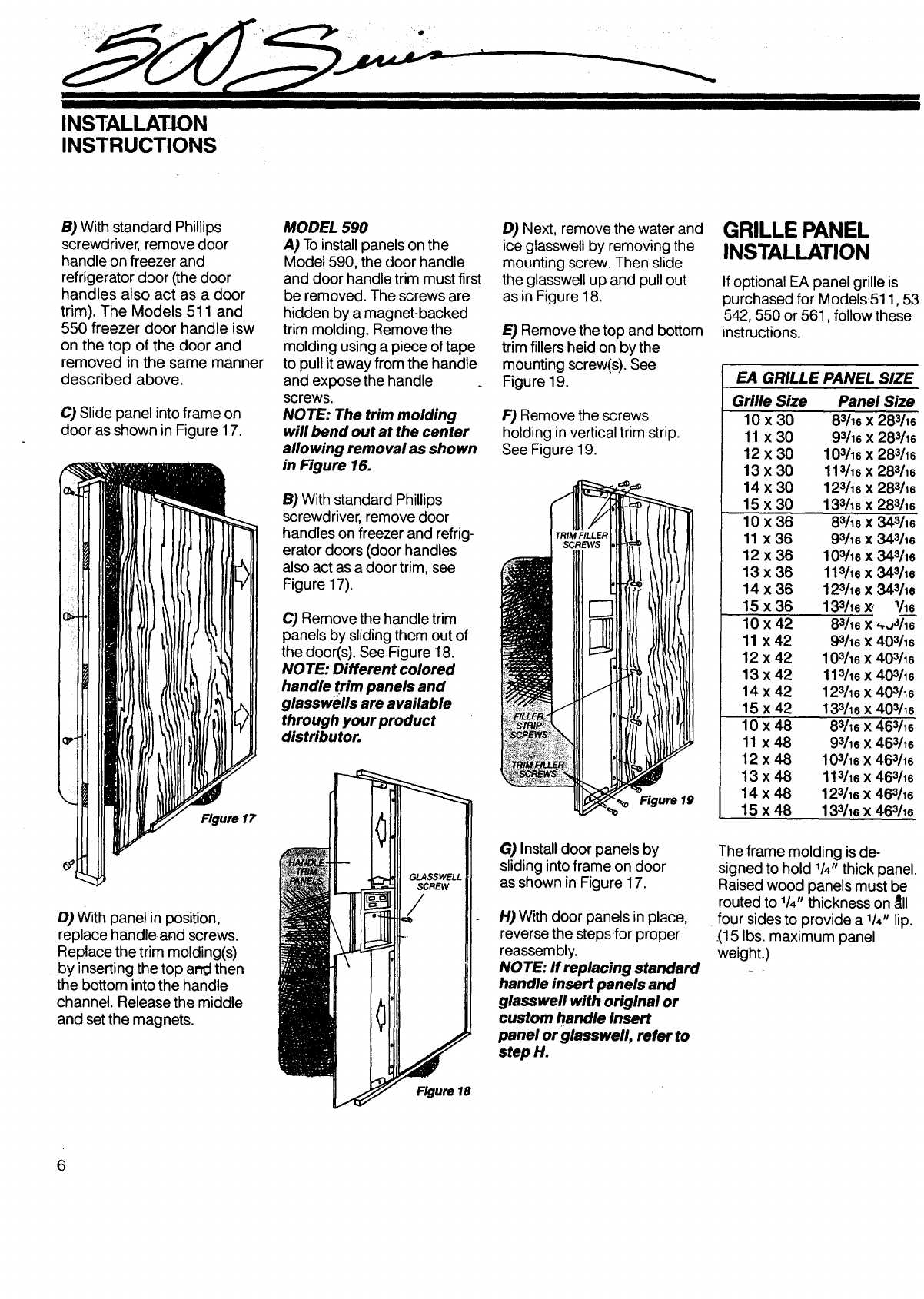 sub zero parts diagram