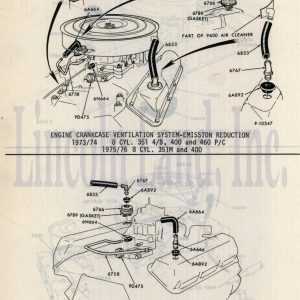 ford 460 engine parts diagram