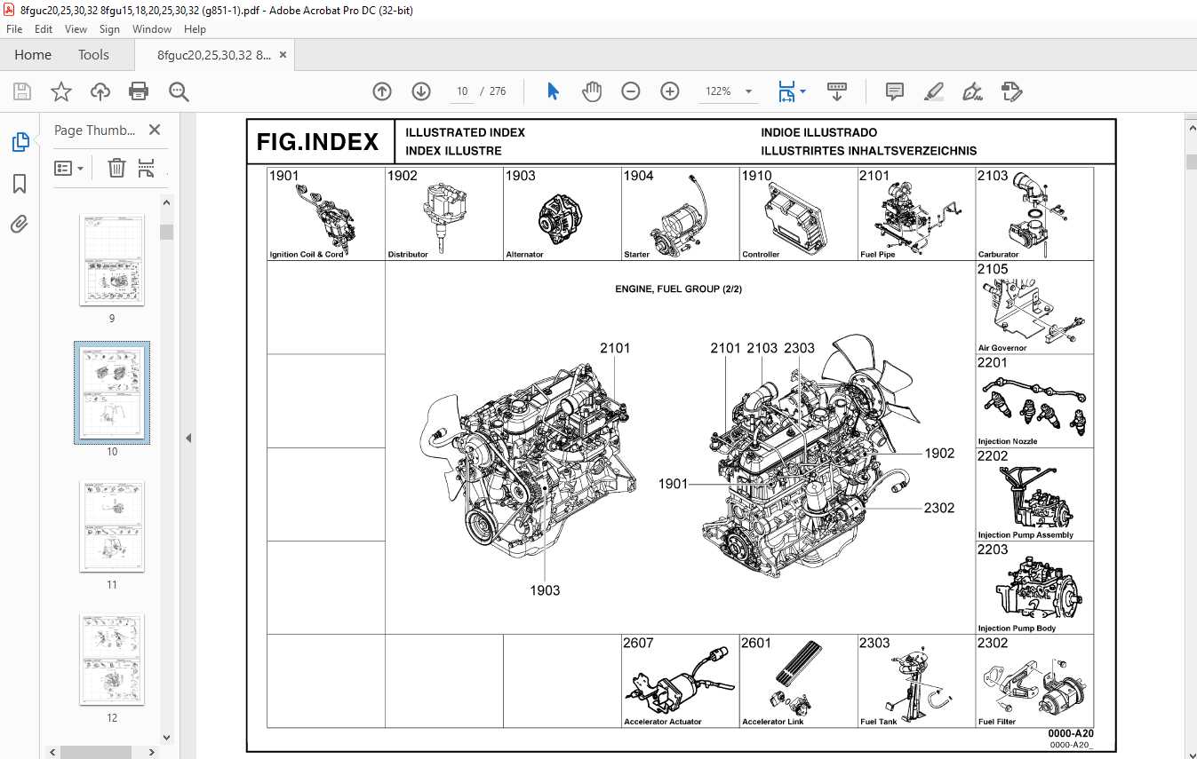 toyota forklift parts diagram