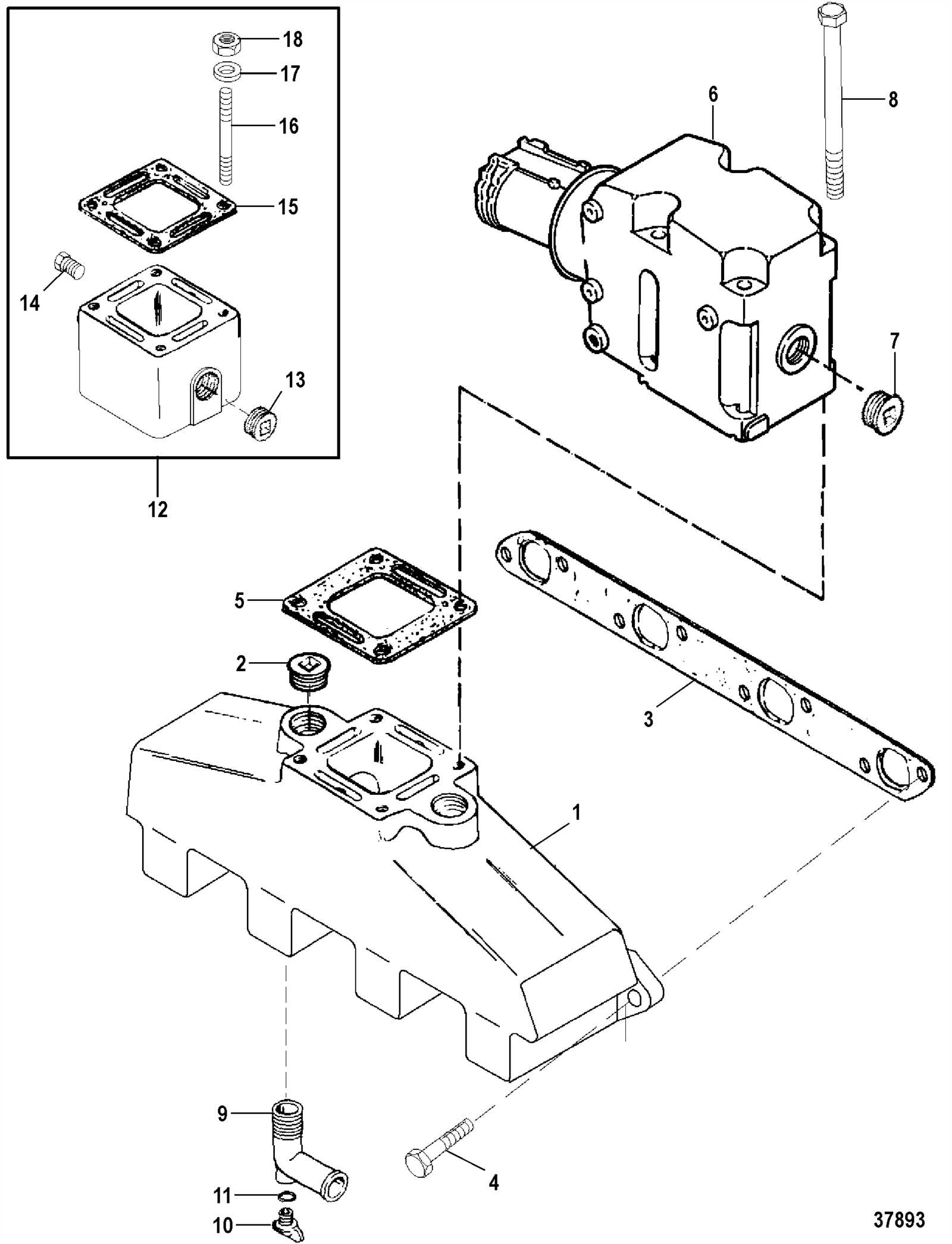 mercruiser 5.7 parts diagram