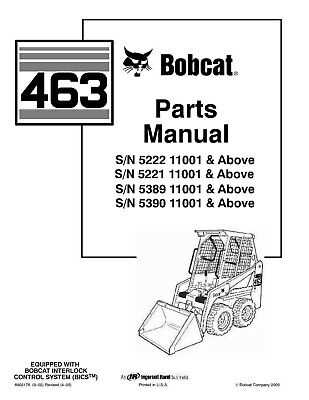 skid steer parts diagram