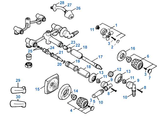 rv shower faucet parts diagram