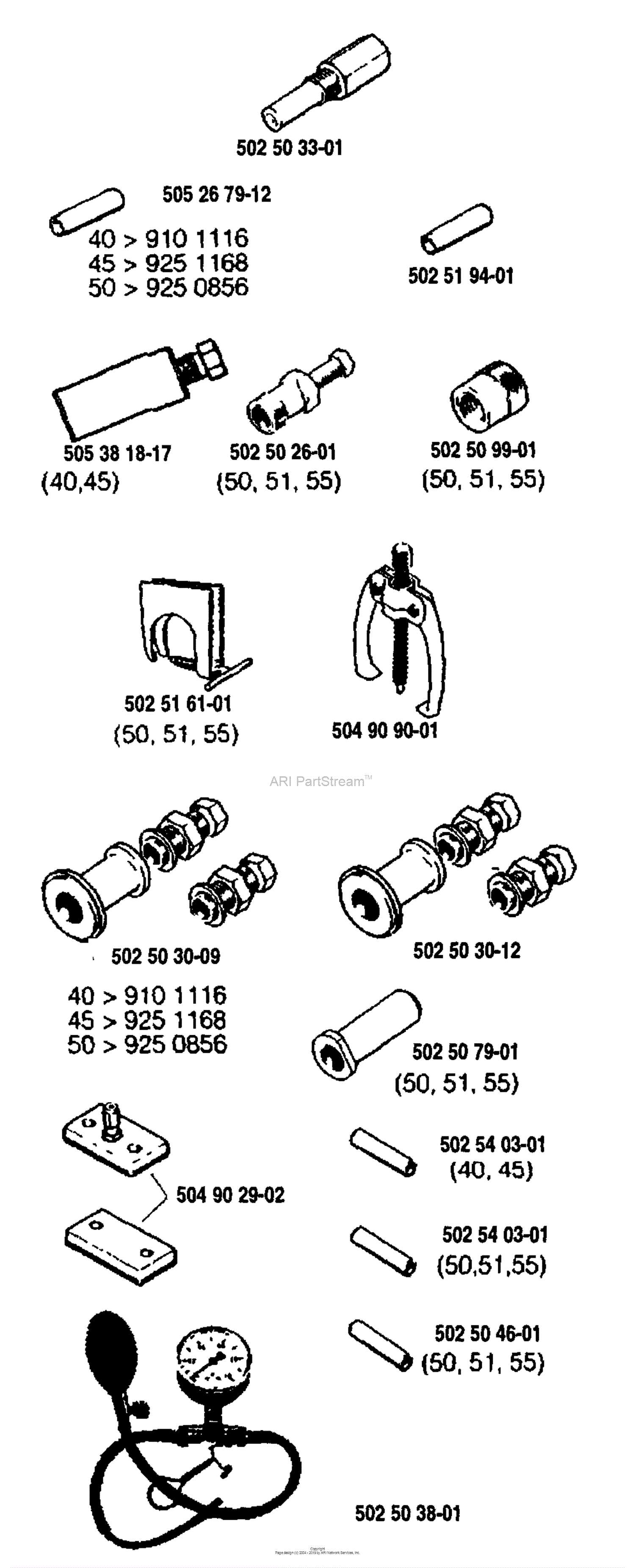 husqvarna 55 parts diagram