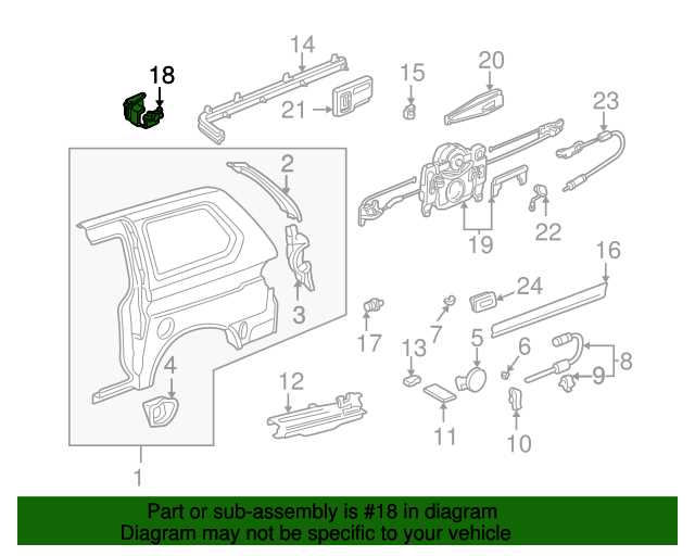 honda odyssey sliding door parts diagram