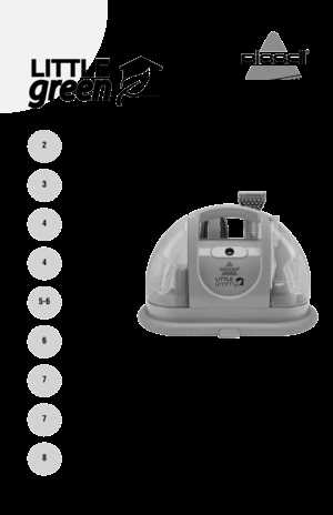 bissell little green parts diagram